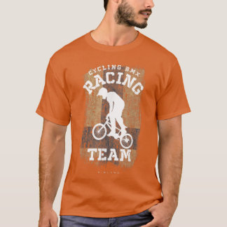 T-shirt BMX Vélo Finlande Drapeau Vélo Course BMX 35