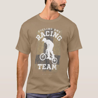 T-shirt BMX Vélo Finlande Drapeau Vélo Course cycliste BMX