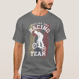 T-shirt BMX Vélo Slovaquie Drapeau Vélo Course BMX