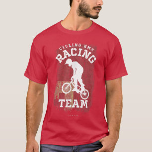 T-shirt BMX Vélo Tonga Drapeau Vélo Vélo Course BMX