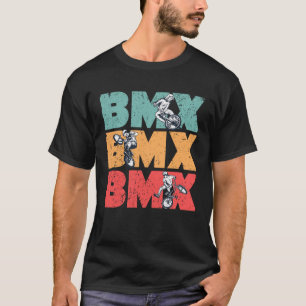 T-shirt BMX Vintage Vélo Motocross Biker Course Franchise