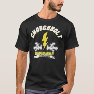 T-shirt BNHA Chargebolt Denki Kaminari Hero Logo Caractère