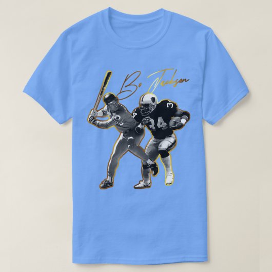 T-shirt Bo Jackson Gold Tribute (Design devant)