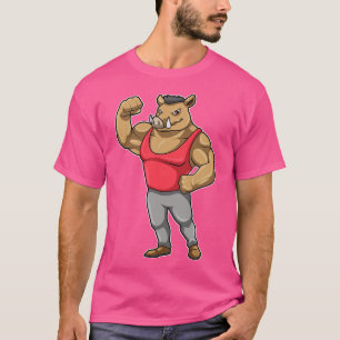 T-shirt Boar Bodybuilder Muscles Bodybuilding