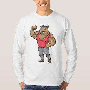 T-shirt Boar Bodybuilder Muscles Bodybuilding