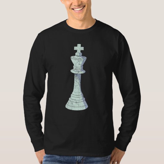 T-shirt Board Game Checkmate Chess Player Grandmaster King (Devant)