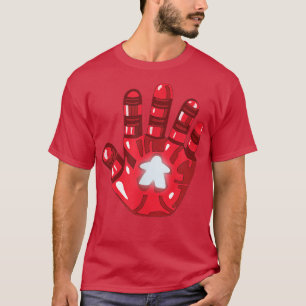 T-shirt Board Game Meeple Tabletop Games HandMounted Meepl