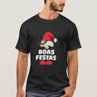 T-shirt Boas Festas Portugal Portuguese Happy Christmas 