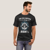 T-shirt Boat Sailing Boat Captain's Hat Motorboat Sailing (Devant entier)