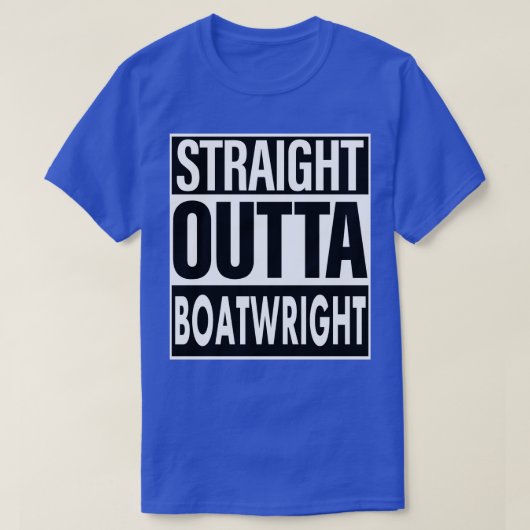 T-shirt Boatwright Name Stright Outta Boatwright (Design devant)
