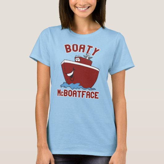 T-shirt Boaty McBoatface (Devant)
