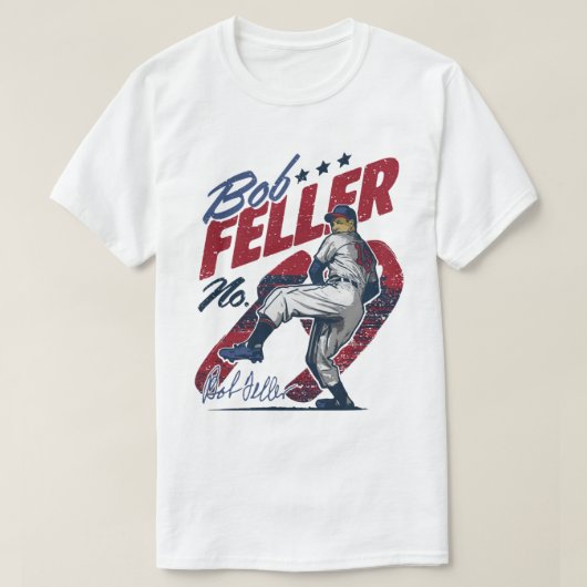 T-shirt Bob Feller Vintage (Design devant)