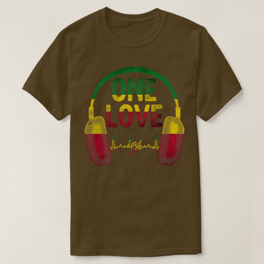 T-shirt Bob Jamaican Roots One Pr (Design devant)