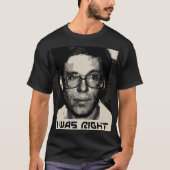 T-shirt Bob Lazar J'avais raison (Devant)
