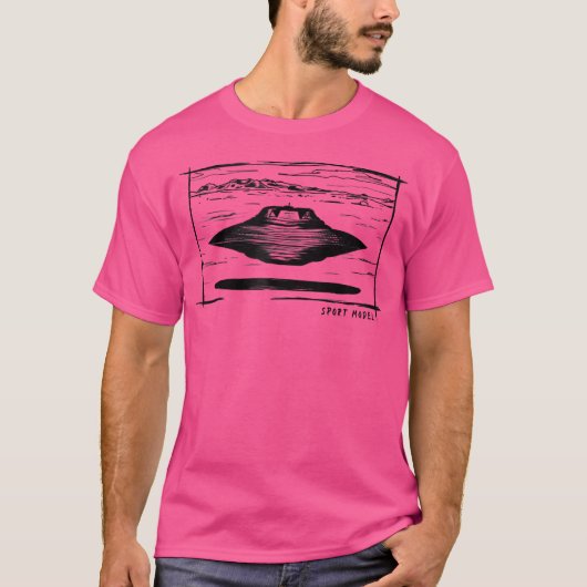 T-shirt Bob Lazar Modèle Sport Uap Ufo (Devant)