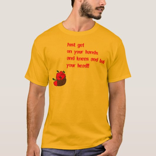 T-SHIRT BOB POUR DES POMMES (Devant)