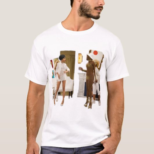 T-shirt Bob The Drag Queen - White A$$ Party (Devant)