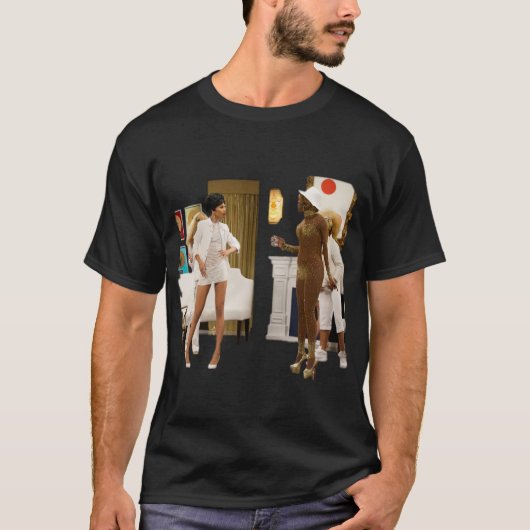 T-shirt Bob The Drag Queen - White A$$ Party (Devant)