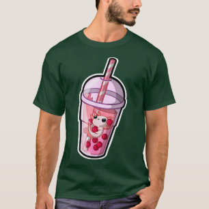 T-shirt Boba Axolotl Kawaii Axolotl Lover Bubble Thé Japon