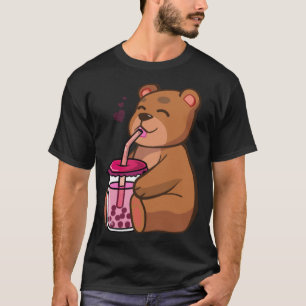 T-shirt boba bear bulle thé drôle série télé