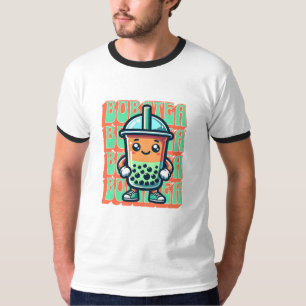 T-shirt Boba Bubble Tea Kawaii Cute Cartoon