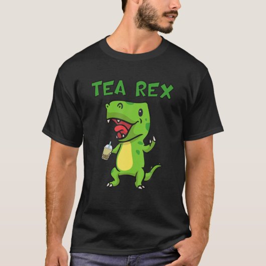 T-shirt Boba Bubble Tea Rex (Devant)