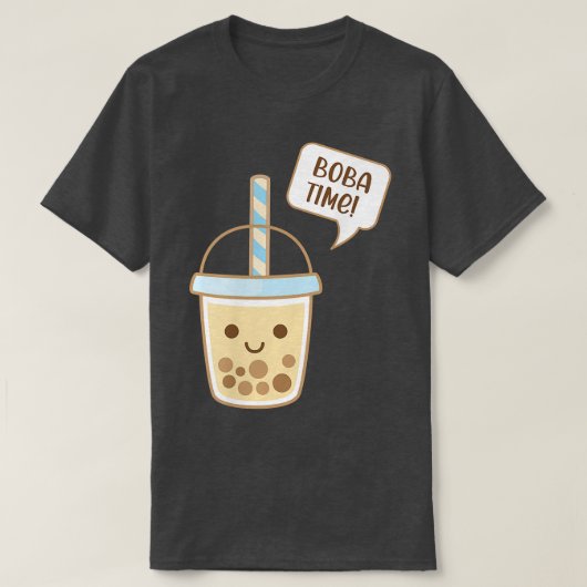 T-shirt Boba Bubble Tea Time (Design devant)