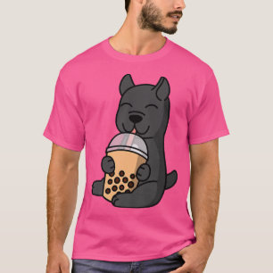 T-shirt Boba Buble Lait Thé Canne Corso Chien Premium