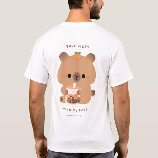 T-shirt Boba Capybara (Dos)