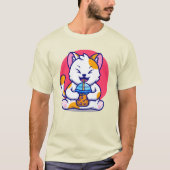 T-shirt Boba Cat (Devant)