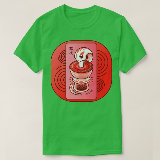 T-shirt Boba Constrictor Lychee (Design devant)