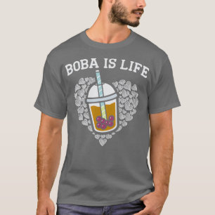 T-shirt Boba Est Vie Bubble Thé Boisson Tapioca Lait Boiss