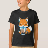 Boba Fox Boire mignonne Kawaii japonais Foxy Anime