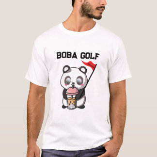 T-shirt Boba Golf | Thé au lait | Bubble Golf | Golfeur