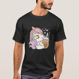 T-shirt Boba Kawaii Unicorn Pegasus