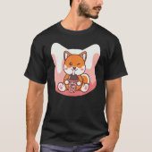 T-shirt Boba Milk and Corgi Dog (Devant)