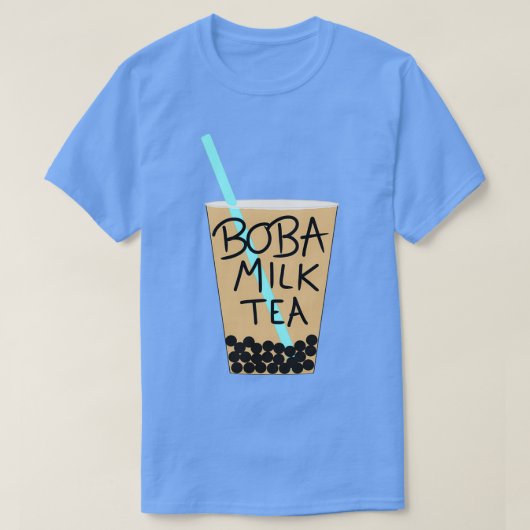 T-shirt Boba Milk Tea 1 (Design devant)