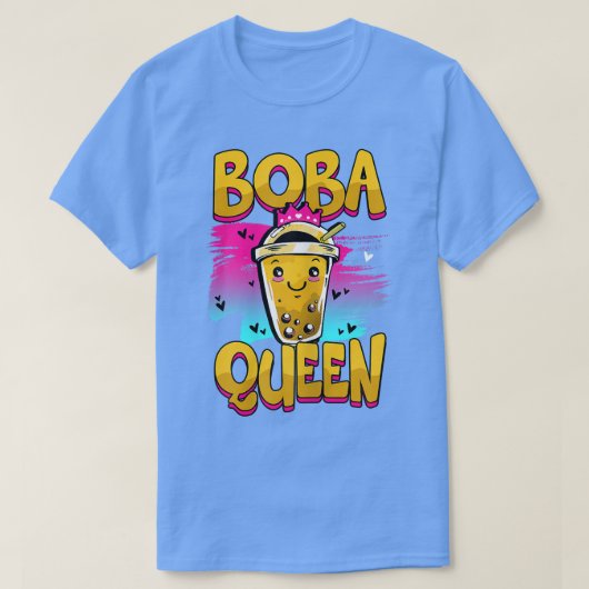 T-shirt Boba Queen Bubble Tea (Design devant)
