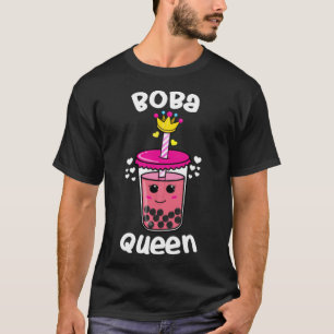T-shirt Boba Queen Bubble Tea Amateurs d'animaux bibi et t