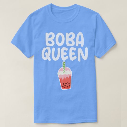T-shirt Boba Queen Cute Graphisme Impression pour bubble T (Design devant)