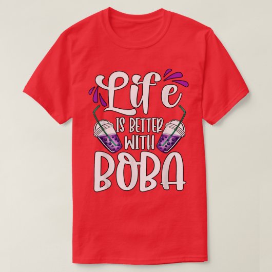 T-shirt Boba Tea Bubble Tea 134 (Design devant)