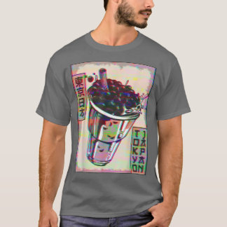 T-shirt Boba Tea Bubble Tea Tokyo Japan Vaporwave Aestheti
