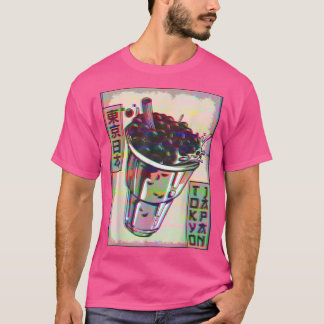 T-shirt Boba Tea Bubble Tea Tokyo Japan Vaporwave Aestheti