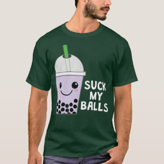 T-shirt Boba Tea Buble Thé Cadeau Kawaii Suck Mes Boules