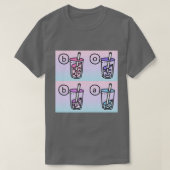 T-shirt Boba Tea Collage (Design devant)