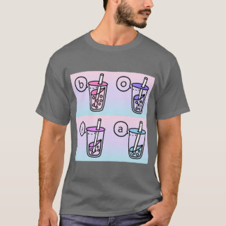 T-shirt Boba Tea Collage