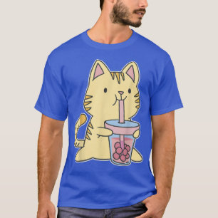 T-shirt Boba Thé Chat Japon Sweet Otaku Harajuku Neko Anim