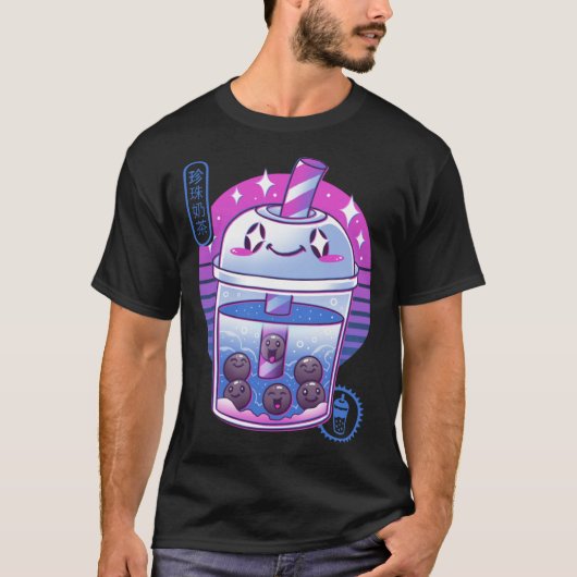 T-shirt Boba Wave Tea (Devant)