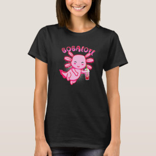 T-shirt Bobalotl Axolotl Boba Tea Bubble Milk