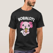 T-shirt Bobalotl Axolotl Bubble Tea Bubble Milk Boba Tea A (Devant)